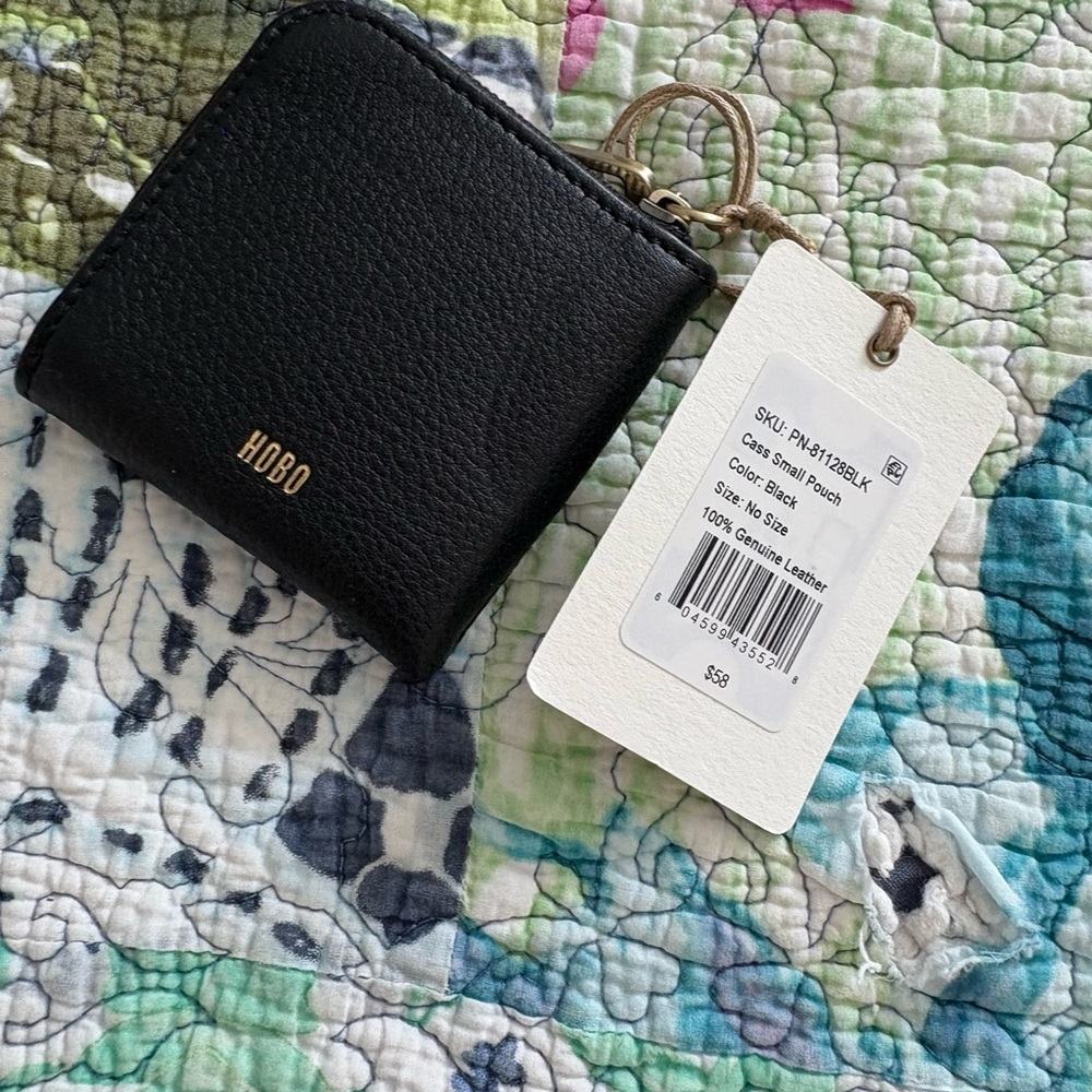 Hobo Black Leather Clip/Pouch